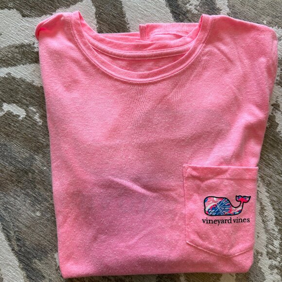 Vineyard Vines Tops - Vineyard Vines Whale Soft Pink T Shirt